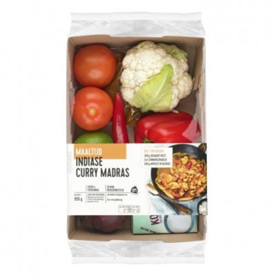 Huismerk Indiase curry madras verspakket